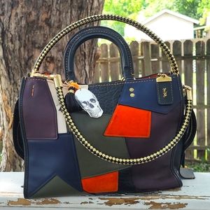 Coach rogue 30 patchwork